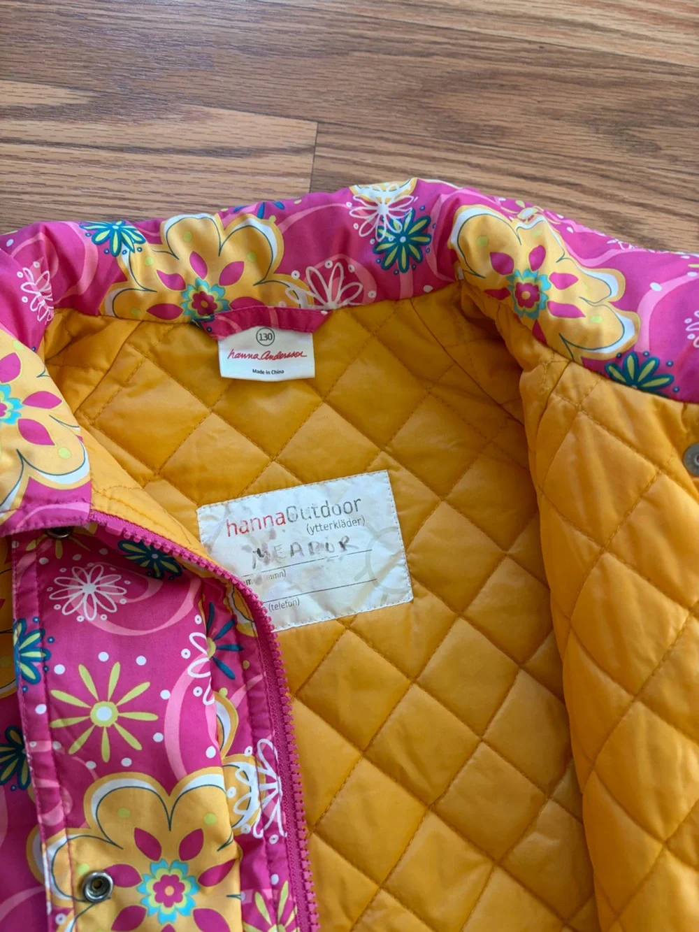 Hanna Andersson size 130 (US 8) snow bibs and jacket